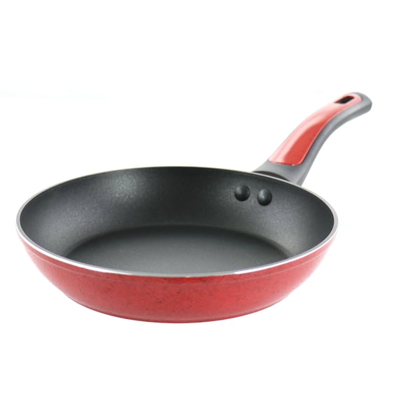 Oster 8 Inch Nonstick Frying Pan in Speckled Red