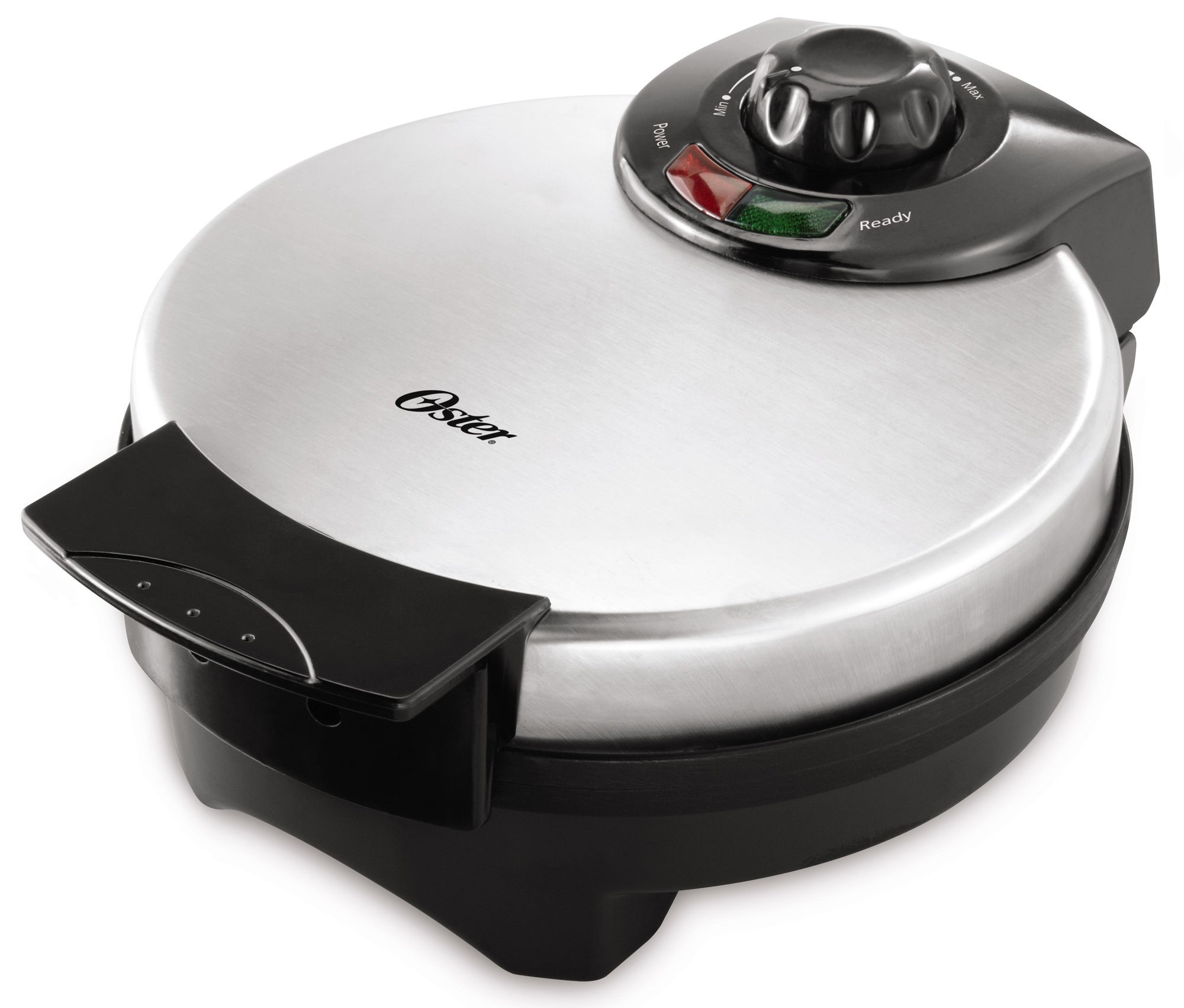 Oster 8" Nonstick Belgian Waffle Maker with Temperature Control, Silver - image 1 of 5