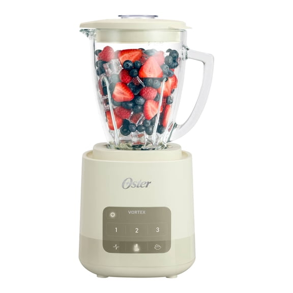 Oster 800-Watt Vortex Programmable Blender With 7 Cup Glass Jar& All-Metal Drive, Oatmilk