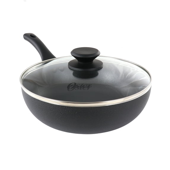 Oster 9.5 Inch Aluminum Nonstick Wok With Lid