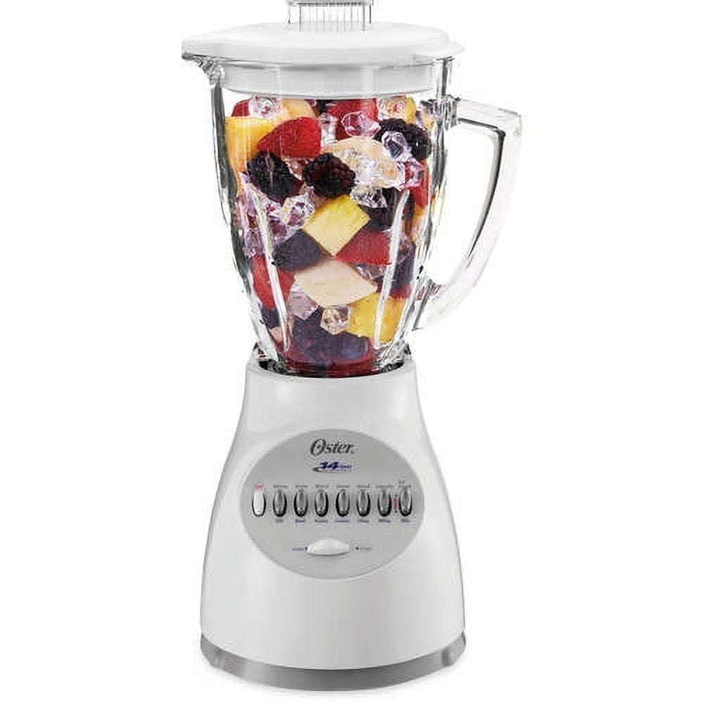 Oster Accurate Blend 450 W 6-cup 14-Speed Blender, White - Walmart.com