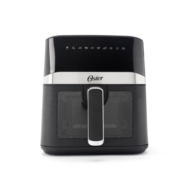 Black Stainless Steel 4 Quart Digital Electric Air Fryer