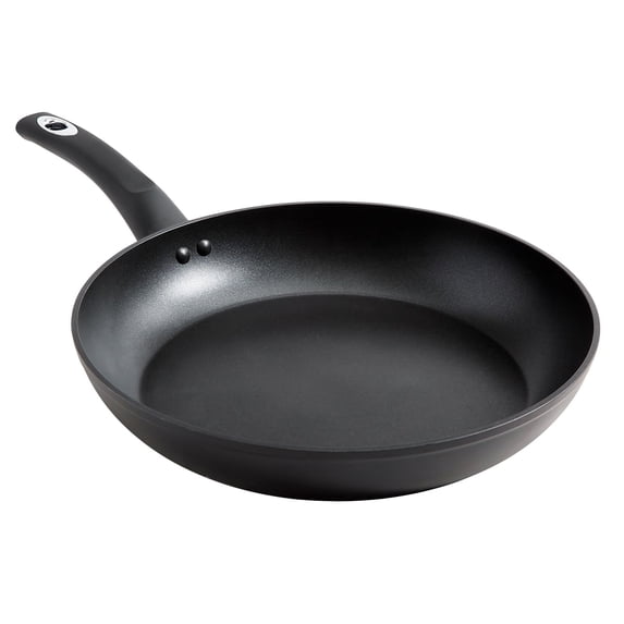 Oster Allston 12" Frying Pan TPR Coated Heat Resistant Handle, Black