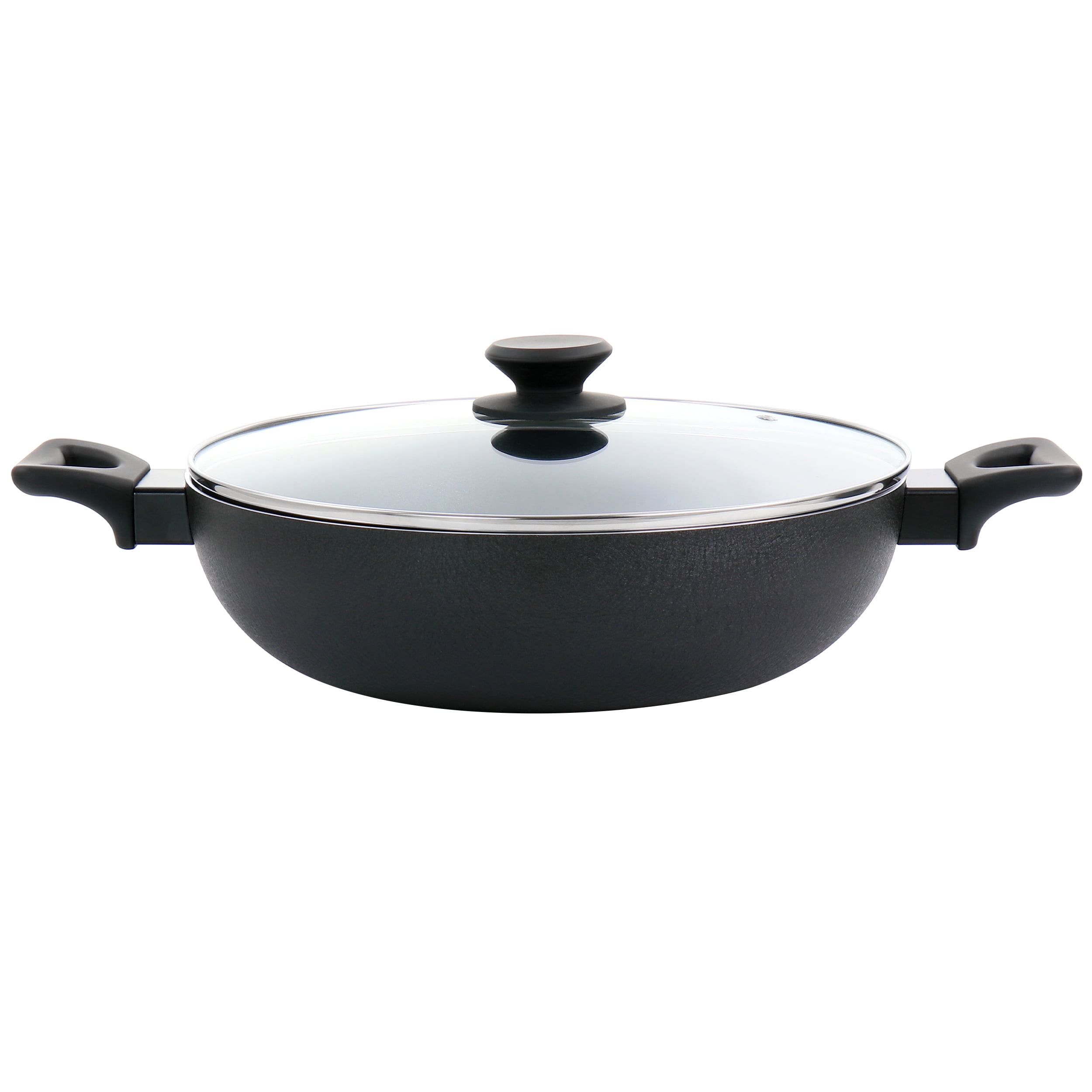 Oster Ashford 5 Quart Nonstick Aluminum Everyday Pan in Black