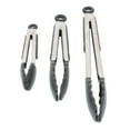 thumbnail image 1 of Oster Baldwyn 3 Piece Stainless Steel Kitchen Tongs Set in Black, 1 of 5