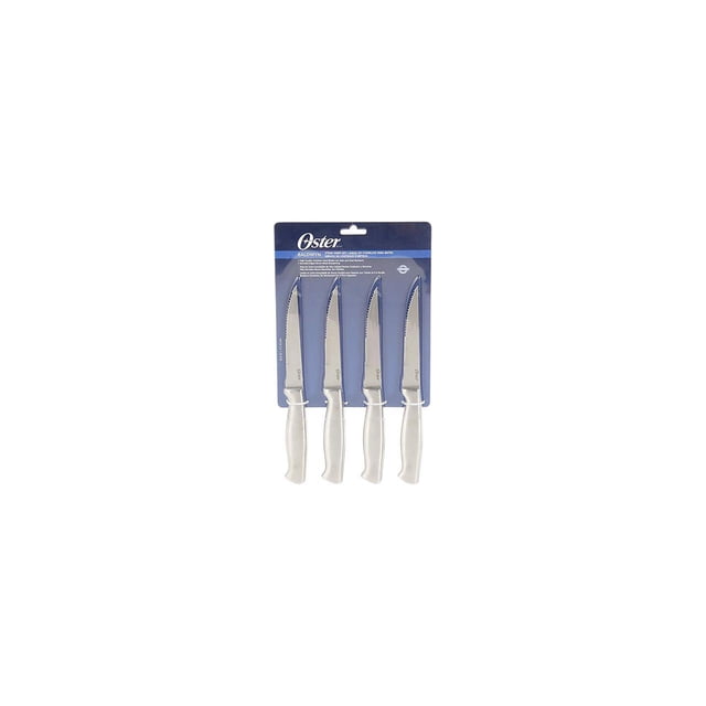 Oster Baldwyn 4 piece 4.5 inch Stainless Steel Steak Knife Set