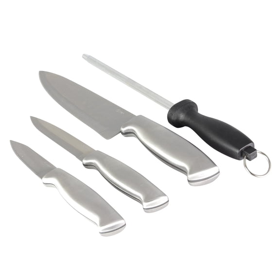 Oster Baldwyn 4 Piece Stainless Steel Cutlery Knife Set - Black