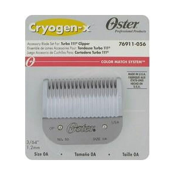 Oster Blade Cryogen X Turbo 111 Size 0A,Pack of 2