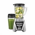 thumbnail image 1 of Oster Blender | Pro 1200 with Glass Jar, 24-Ounce Smoothie Cup, Brushed Nickel, 1 of 7