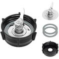 thumbnail image 1 of Oster Blender Replacement Parts Ice Blade and ABS Plastic Base with 2 Rubber O Ring Gaskets - Compatible Osterizer Blender Accessories - Durable Stainless Steel Blades for Smooth Blending, 1 of 6