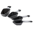 thumbnail image 1 of Oster Bluemarine 4 Piece Dual-Function Plastic Measuring Scoops in Gray, 1 of 5