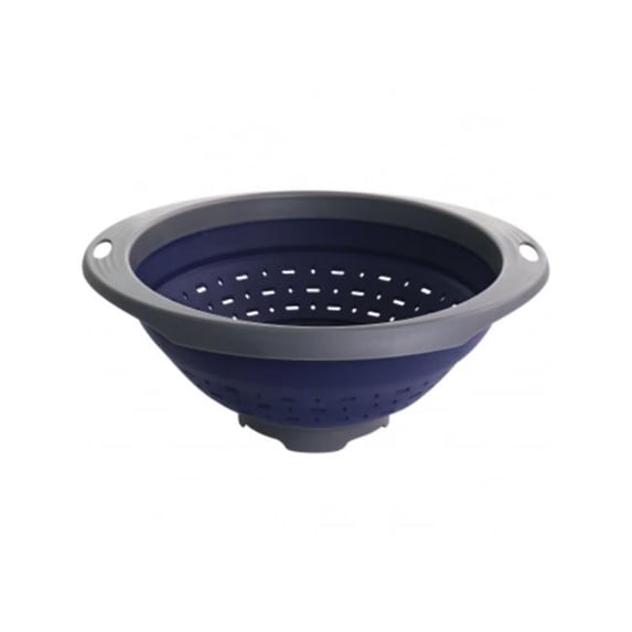 Oster Bluemarine Collapsible Polypropylene Colander in Navy
