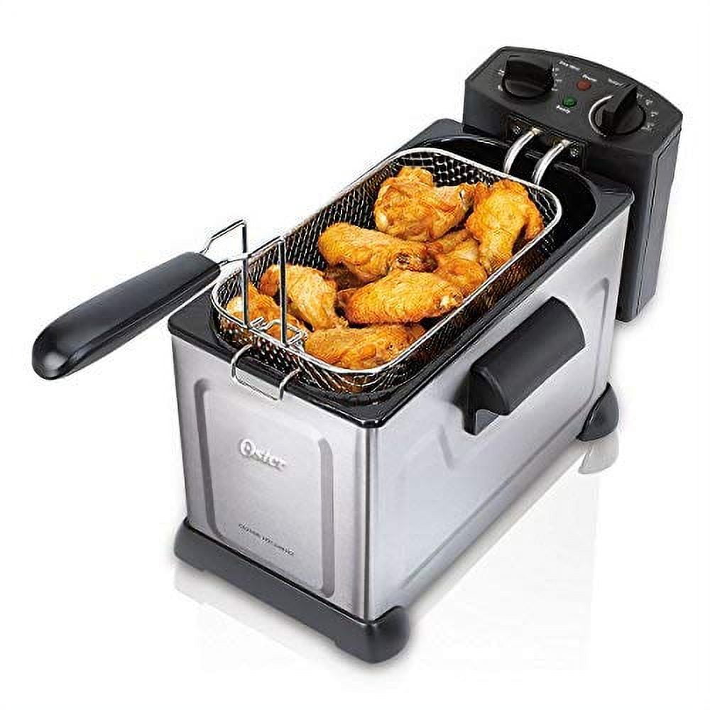 Oster 1.5 Liter Compact Stainless Steel Deep Fryer, Fryers, Furniture &  Appliances