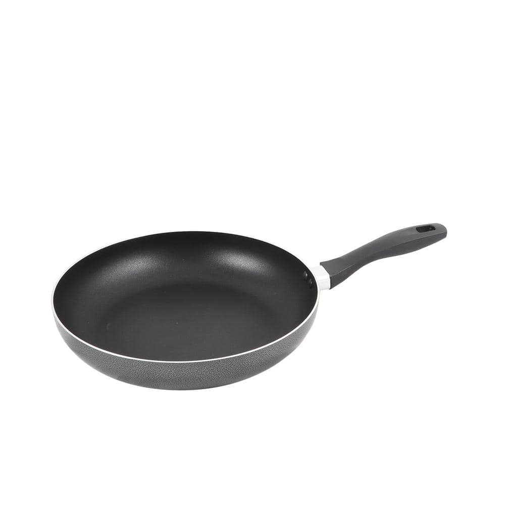 Oster Clairborne 12 inch Aluminum Frying Pan in Charcoal Grey