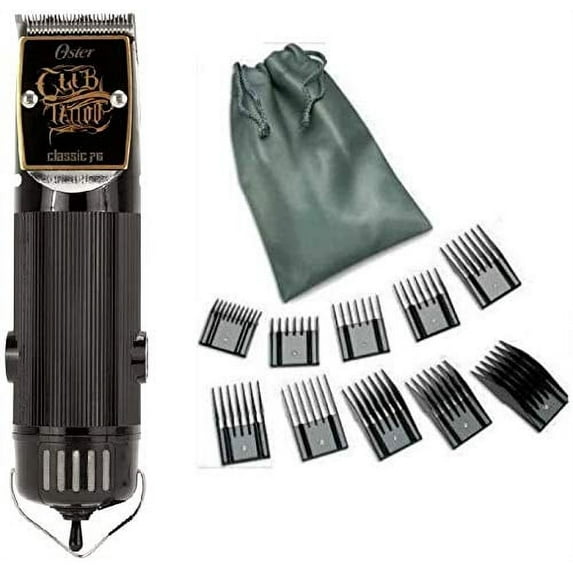 Oster Classic 76 Club Tattoo Limited Edition Hair Clipper + 10 Piece Combs