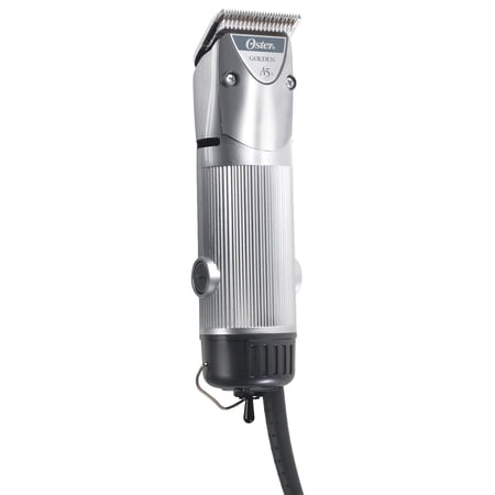 Oster Clipmaster Hair Clippers for Large Dog, Cat, and Pet Grooming with Detachable Blade for Thick Coats, Gray