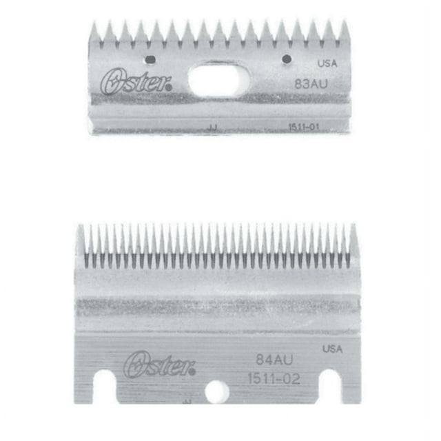 Oster Clipmaster Top and Bottom Clipper Blade Set, 83AU and 84AU