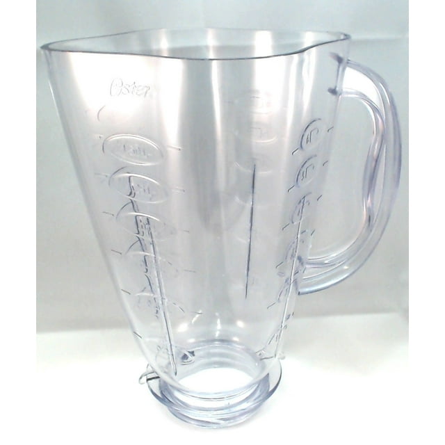 Oster Cloverleaf Top Plastic Blender Jar, Clear