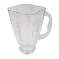 Oster Cloverleaf Top Plastic Blender Jar, Clear