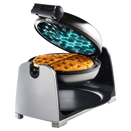 Oster - Oster® DiamondForce™ Nonstick Flip Waffle Maker - Stainless Steel