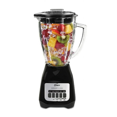 Oster Easy-to-Use Blender with 5-Speeds and 6-Cup Glass Jar, Black, New