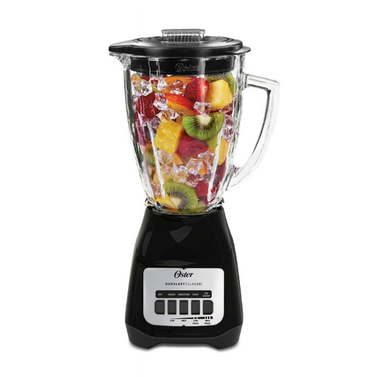 Oster 4655 3-Speed Chrome Retro Blender with 5-Cup Glass Jar, 220-Volt