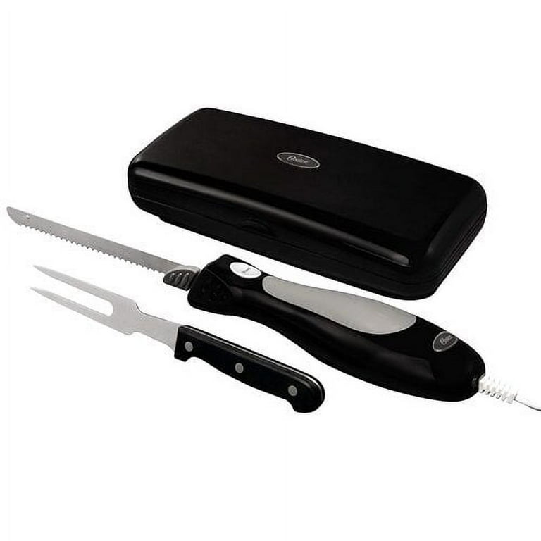 Oster Electric Knife Carving Fork and Storage Case Black 1 Count