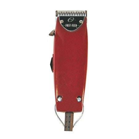 Oster Fast Feed Hair Clipper with Whisper-Quiet Motor, and Cryogen-X Blade Adjusts from (Size 000) to Medium Length (Size 1), Lightweight and Ergonomically Designed, Includes 4 Comb Guides