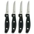 thumbnail image 1 of Oster Granger 4-Piece Stainless-Steel Steak Knife Set, 4-1/2", Black, 1 of 4