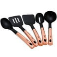 thumbnail image 1 of Oster Kitchen Bliss Kitchen Tools Set with Rose Gold Handle, Set of 5, 1 of 6
