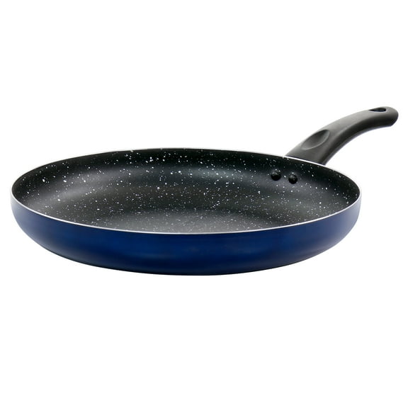 Oster 125639.01 11.5 in. Luneta Aluminum Nonstick Frying Pan, Blue