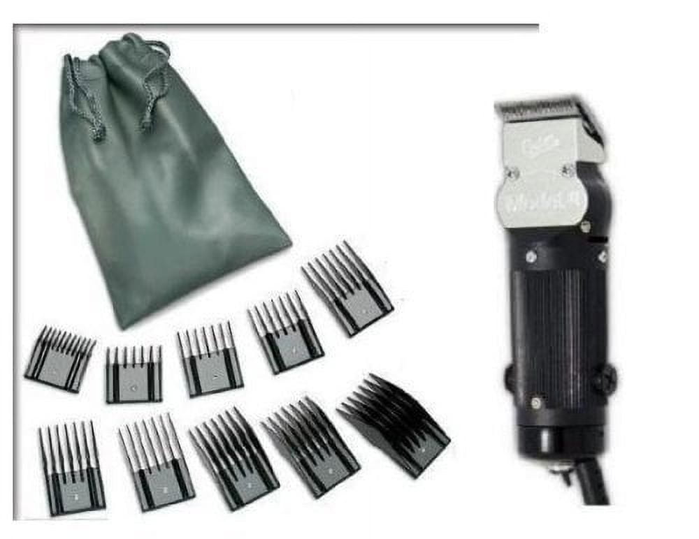Oster Model 10 Classic Professional Barber Salon Pro Hair Grooming Clipper with 10 piece Comb Guide Set