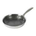 thumbnail image 1 of Oster Modessa 8 Inch Nonstick Triply Stainless Steel Frying Pan in Silver, 1 of 4