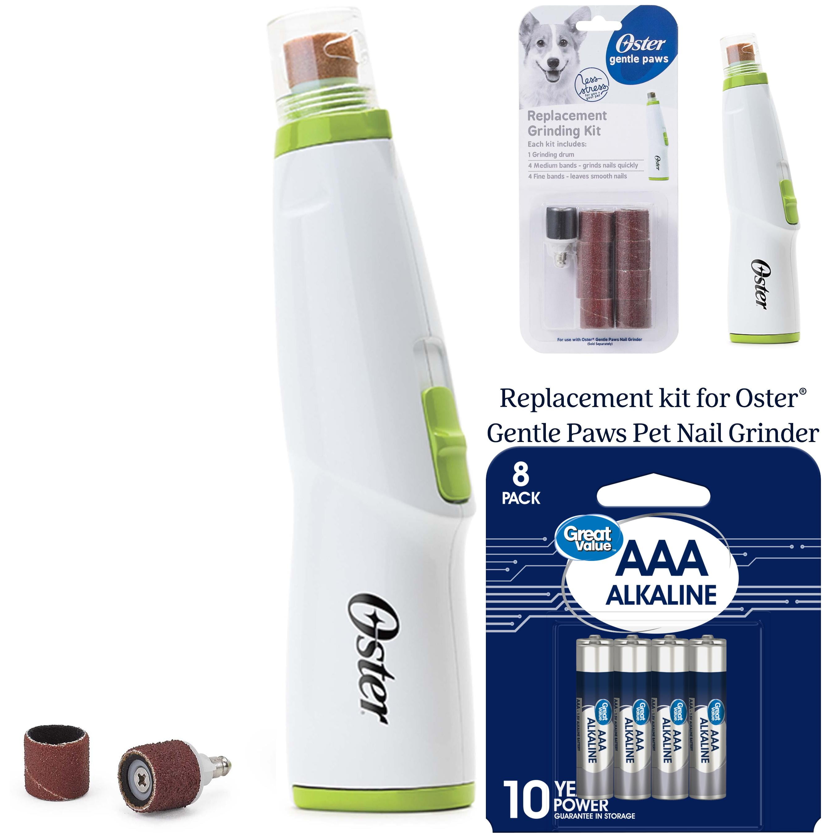 Oster Nail Grinder with Replacement Band Kit and 4 AAA Batteries