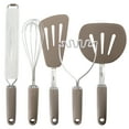 thumbnail image 1 of Oster Newcrest 5 Piece Prep and Cook Kitchen Tool Set in Taupe, 1 of 6