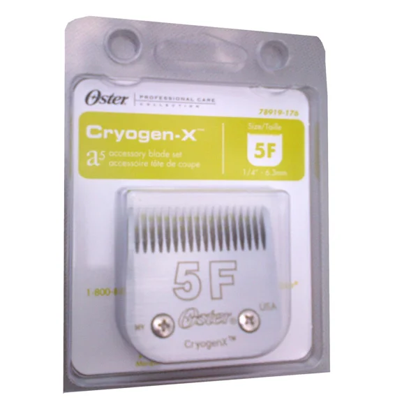 OSTER Blade Size 5F Cryogen-X Antibacterial 1/4" - 6.3mm