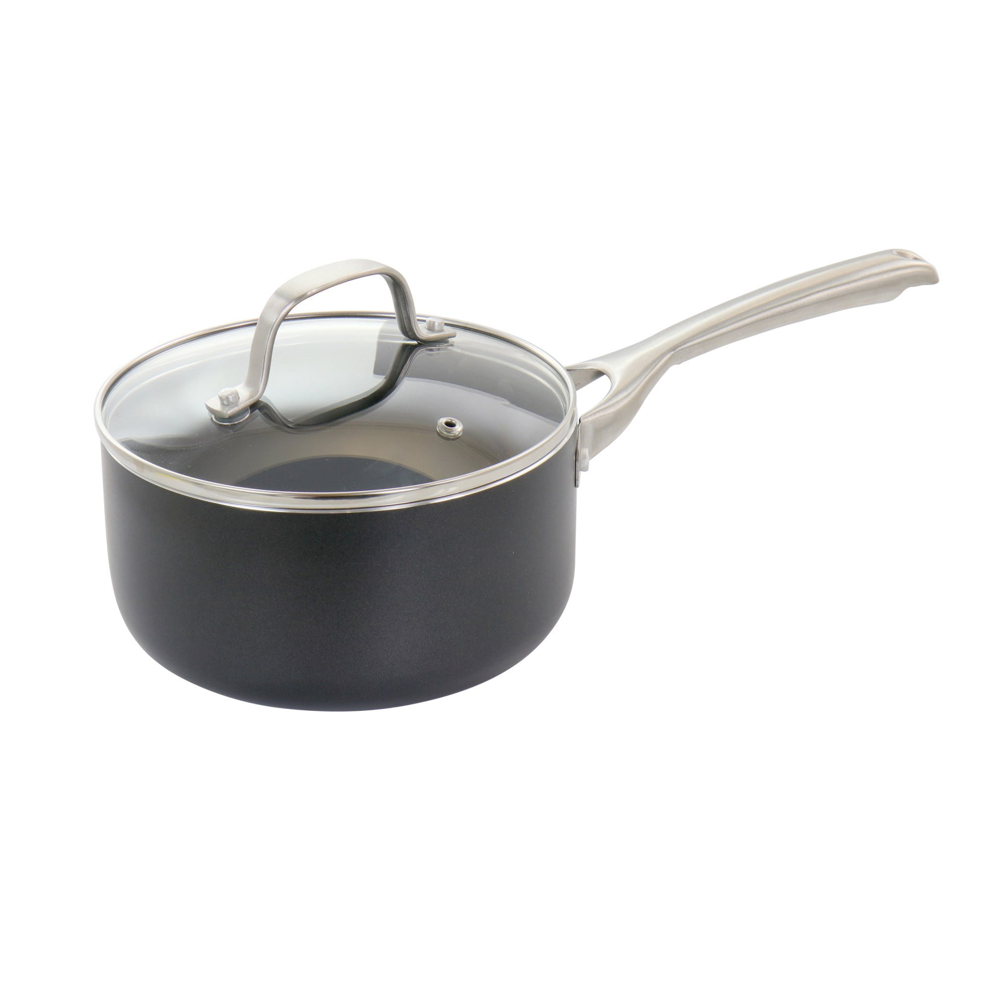 Oster Palladium 2.5 Quart Aluminum Sauce Pan with Glass Lid