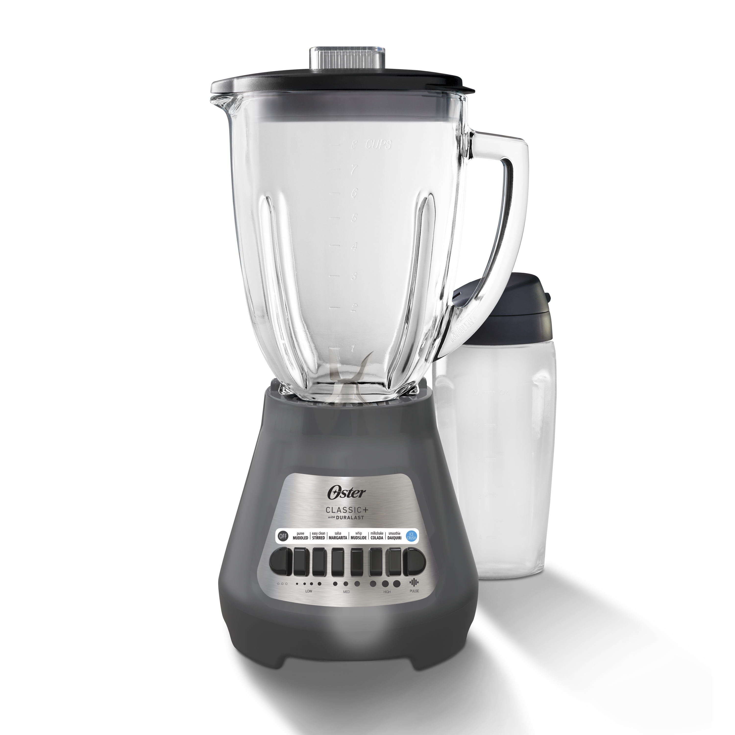 Oster - 2-in-1 Blender System with Blend-N-Go Cup - Gray