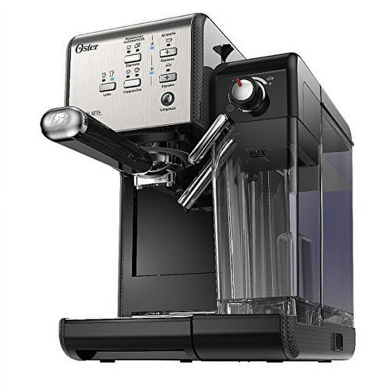 Cafetera automática de espresso negro metálico Oster® PrimaLatte