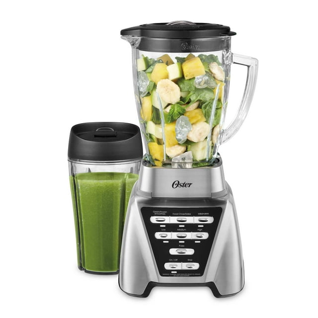 Oster Pro 1200 Watt Kitchen Plus Blender with 24 oz Smoothie Cup