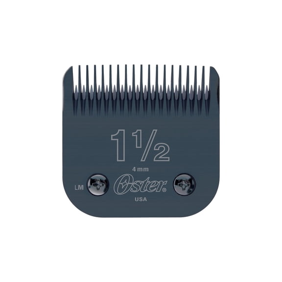 Oster Professional Clipper Blades - Size 1.5 Blades - Compatible with all Oster Detachable Blade Clippers - Long-lasting, High-Carbon Steel, Treated for Ultra-Sharp Precision
