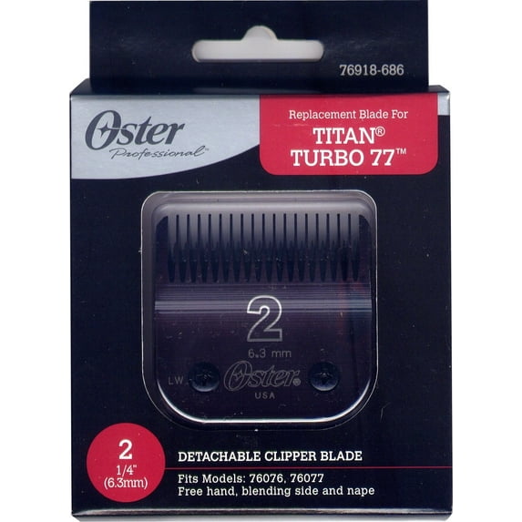 Oster Professional Titan turbo 77 Detachable Clipper Blade 76918-686 - Size #2