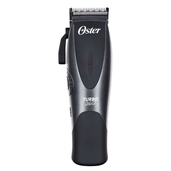 Oster Rechargeable Hair Clippers with All NEW TURBO BOOST Technology, Stainless Steel Adjustable Blade and 6 Attachment Combs & Zippered Storage Pouch