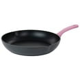 thumbnail image 1 of Oster Rigby 9.5 Inch Aluminum Nonstick Frying Pan in Pink with Pouring Spouts, 1 of 2