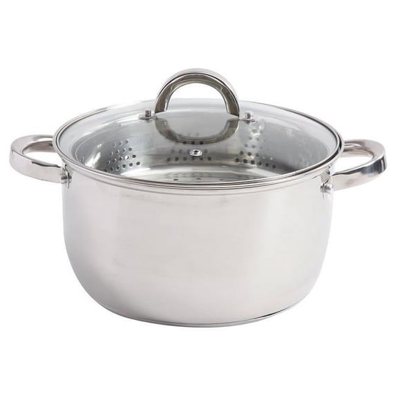 Oster Sangerfield 6 Qt Aluminum Dutch Oven with Steamer Basket