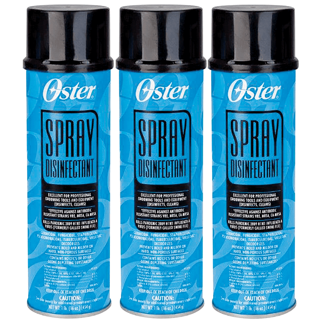 Oster Spray Disinfectant 16 Ounce (Pack of 3)