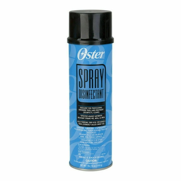 Oster Spray Disinfectant for ANY Clipper, Blade, Grooming Tools & Equipment