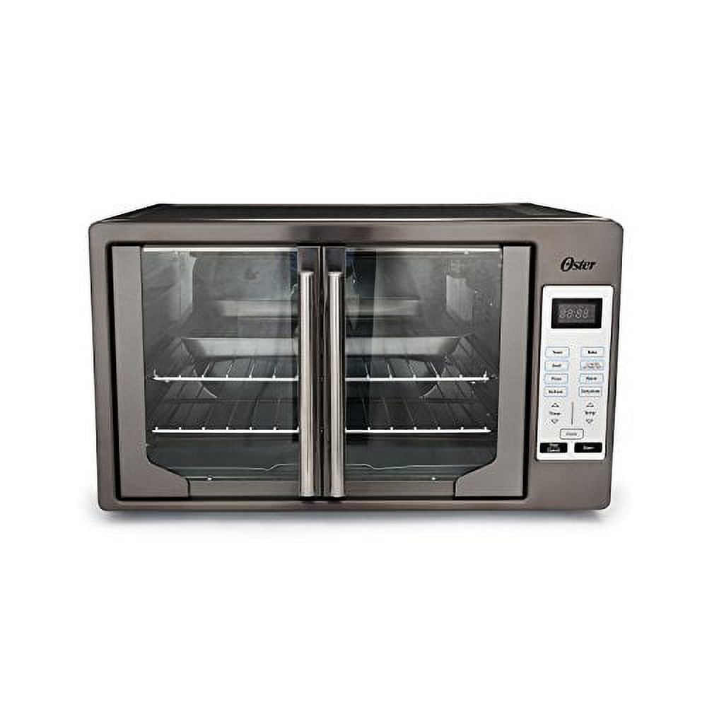 Oster Air Fryer Countertop Toaster Oven  French Door Extra Larger  Stainless Steel 