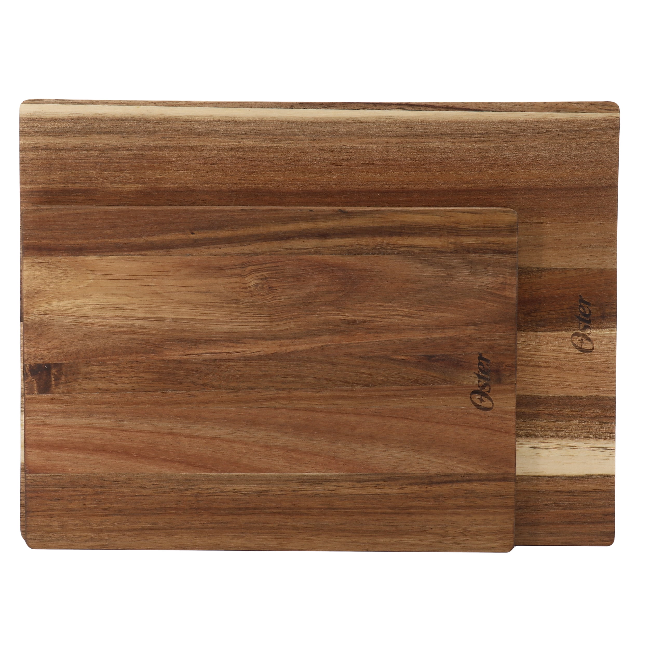Oster Thornwood 2 Piece 16 Inch and 13 Inch Acacia Wood Cutting