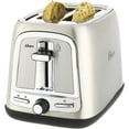 Oster Two Slice Toaster with Extra Wide Slot, Stainless Steel